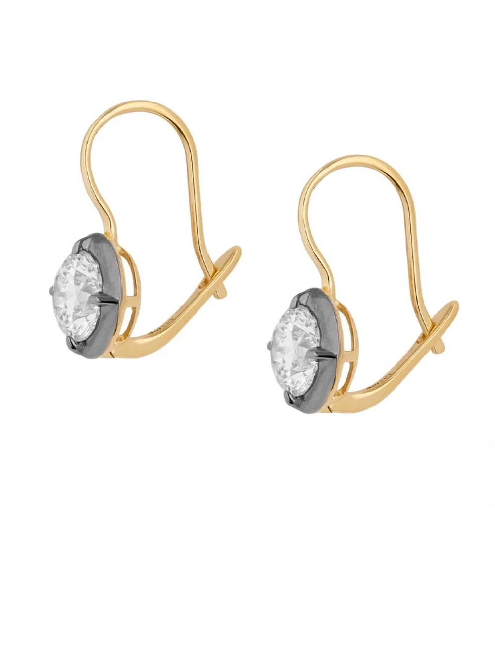 Dorsey Lucien White Sapphire Earrings - Picture 3 of 5